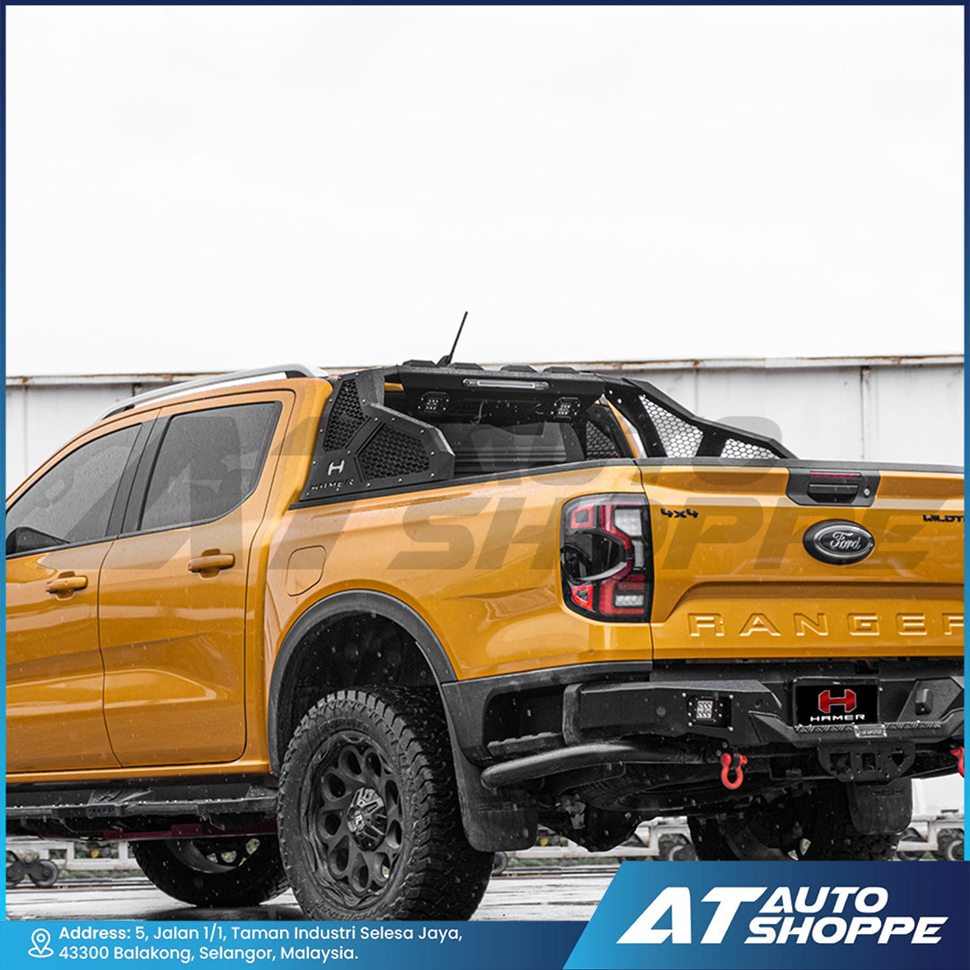 Hamer 4X4 HR 1902 Warrior Series Sport Roll Bar For Raptor Hilux / Vigo / Revo / T6 / Triton / MQ / Navara NP300