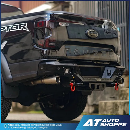 Hamer 4X4 MX204 Nova Sport Series Rear Steel Bumper For Toyota Hilux & Ford Ranger