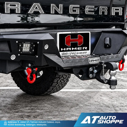 Hamer 4X4 MX204 Nova Sport Series Rear Steel Bumper For Toyota Hilux & Ford Ranger