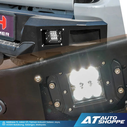 Hamer 4X4 MX204 Nova Sport Series Rear Steel Bumper For Toyota Hilux & Ford Ranger