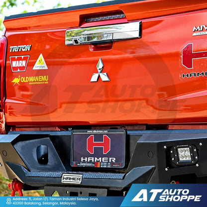 Hamer 4X4 MX204 Nova Sport Series Rear Steel Bumper For Toyota Hilux & Ford Ranger