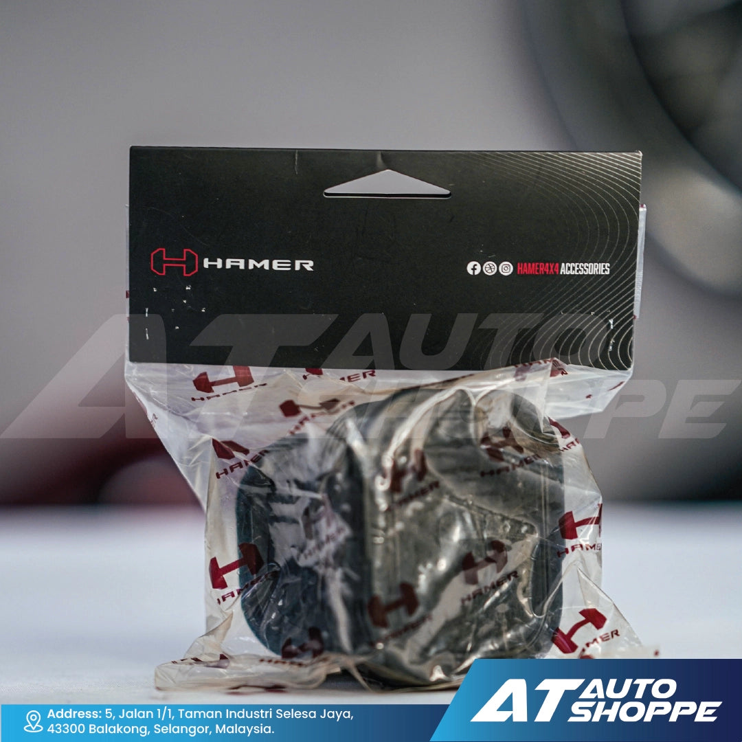Packaged automotive part with Hamer branding on a gray background, featuring AT Auto Shoppe logo.