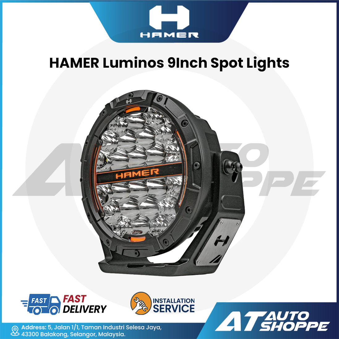 Hamer Luminos 9 Inch Spot Lights