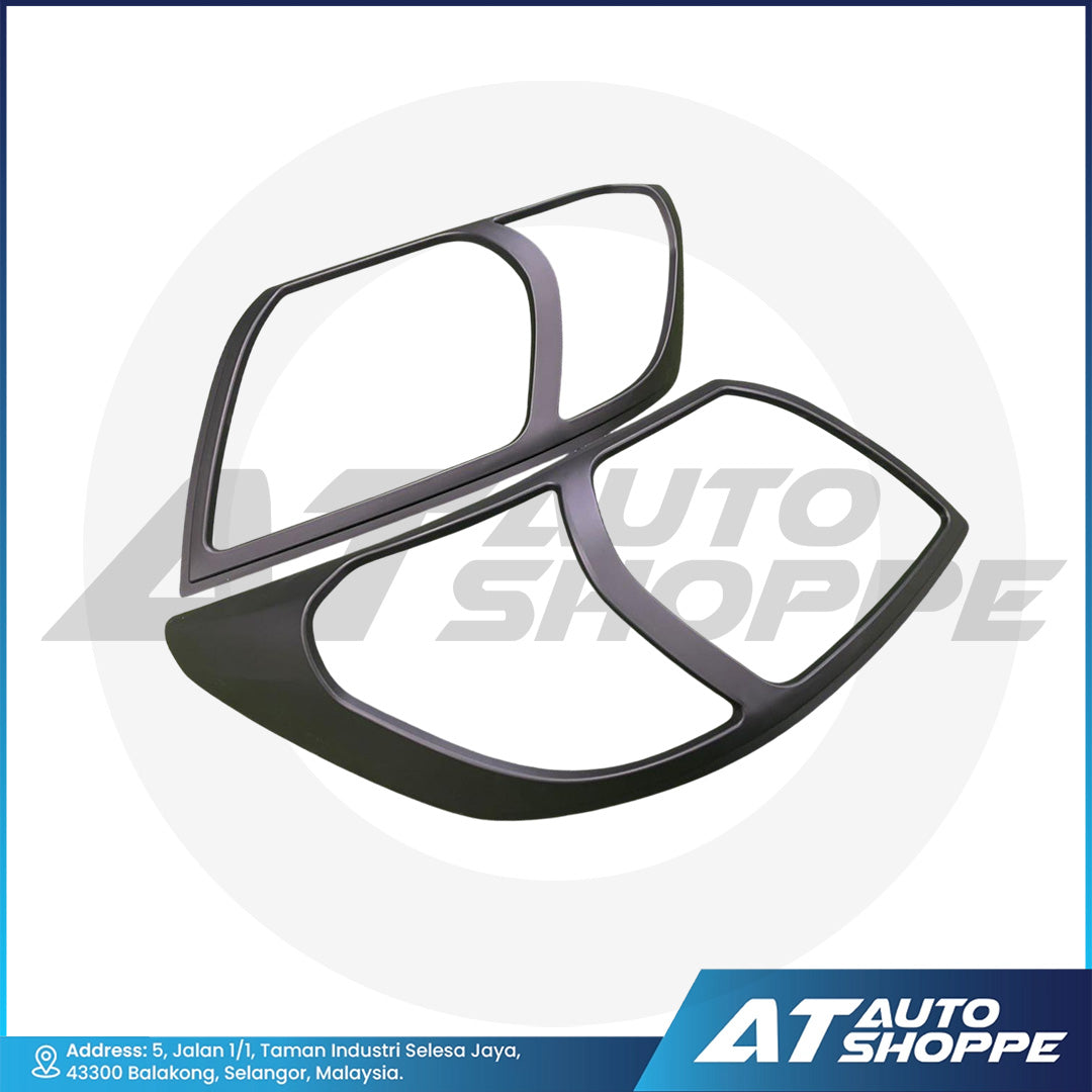 Headlamp Cover Guard Matte Black For Toyota Hilux Vigo Champ