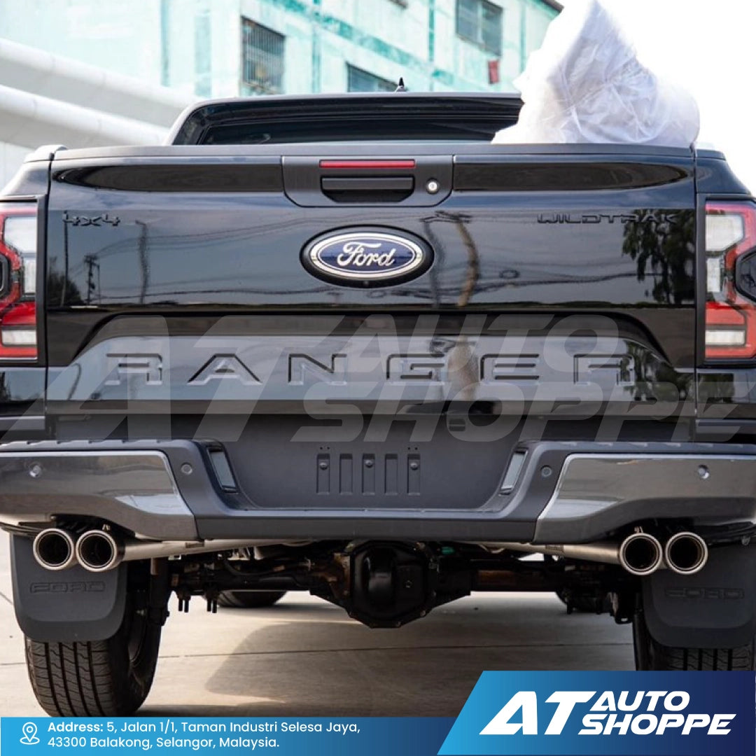 JTC Titanium Exhaust Muffler Dual Exit Titanium Tip for Ford Ranger Next Gen (2022-Current)