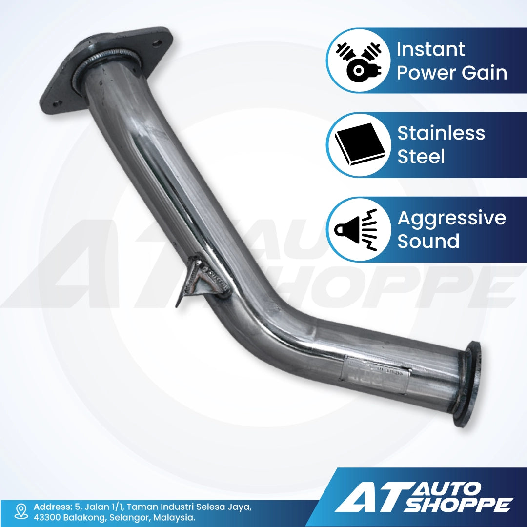JTC Titanium Stainless Steel Downpipe for Toyota Hilux Revo (2015-Current)