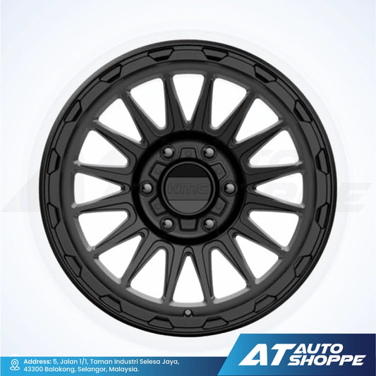 KMC KM542 Impact-Satin Black 18x9 ET0 6x139.7 (1 Piece)