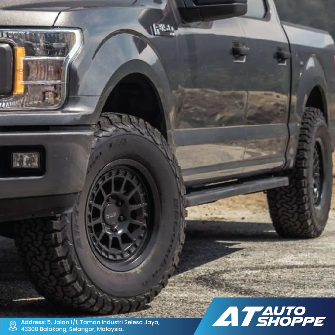 KMC KM719 Canyon-Satin Black 16x8/ 16X9/ 17x8.5 ET0 6x139.7 (1 Piece)