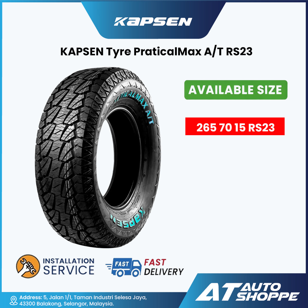 Kapsen PracticalMax A/T RS23 26570R15 All Terrain Tyre (1 Tire)