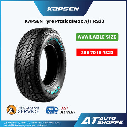 Kapsen PracticalMax A/T RS23 26570R15 All Terrain Tyre (1 Tire)