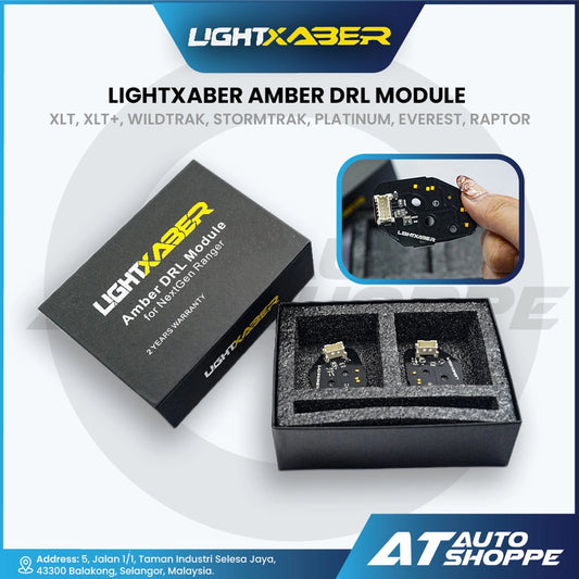 Lightxaber Amber DRL Module for Ford Ranger T9 XLT XLT+, Wildtrak, Stormtrak, Platinum, Everest, Raptor (1 pair)