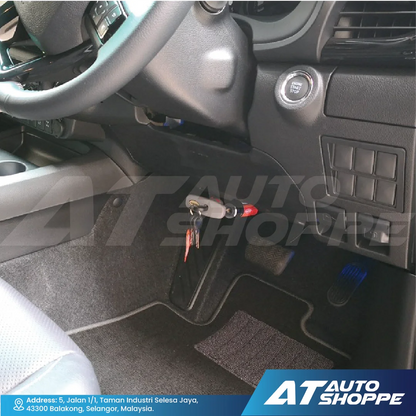 LOCKTECH Car Pedal Double Lock Brake & Starter Anti-Theft Security Device