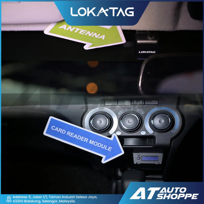 LokaTag Built-in Smart Toll Reader For SmartTag & Touch N Go