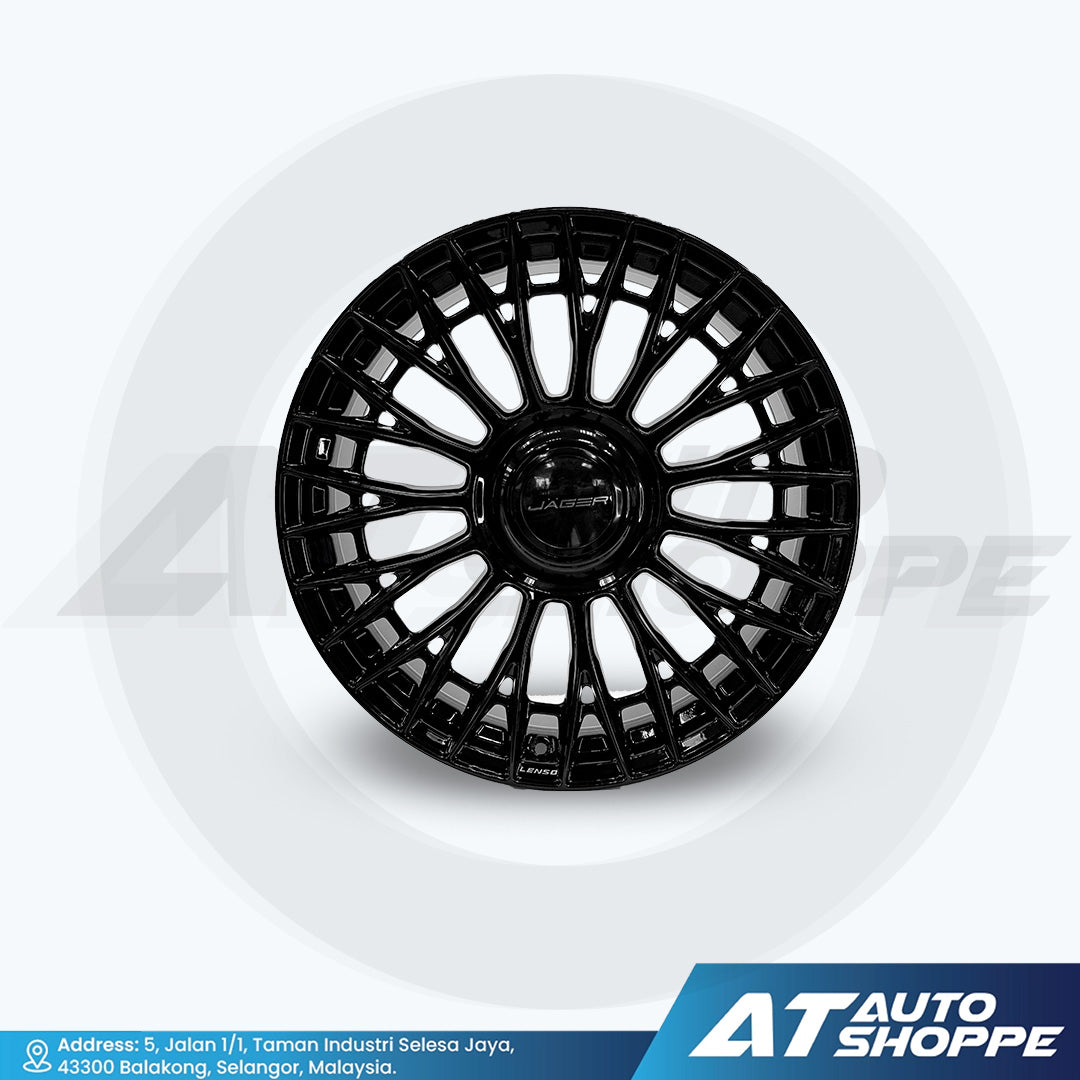 Lenso Apollo Black 20x9 ET35 Wheel (PCD 5x108/120) (1 Piece)