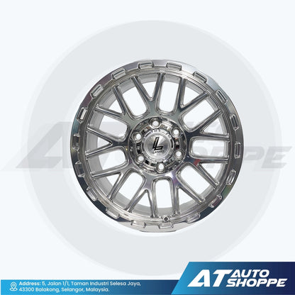Lenso Cezar-High Glossy Polish 18x9 ET0 6x139.7 (1 Piece)