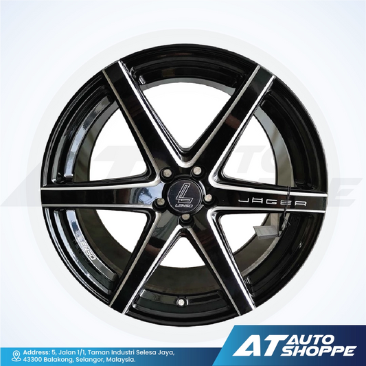 Lenso Jager Craft-Matte Black 17x7.5 ET35 5x114.3 (1 Piece)