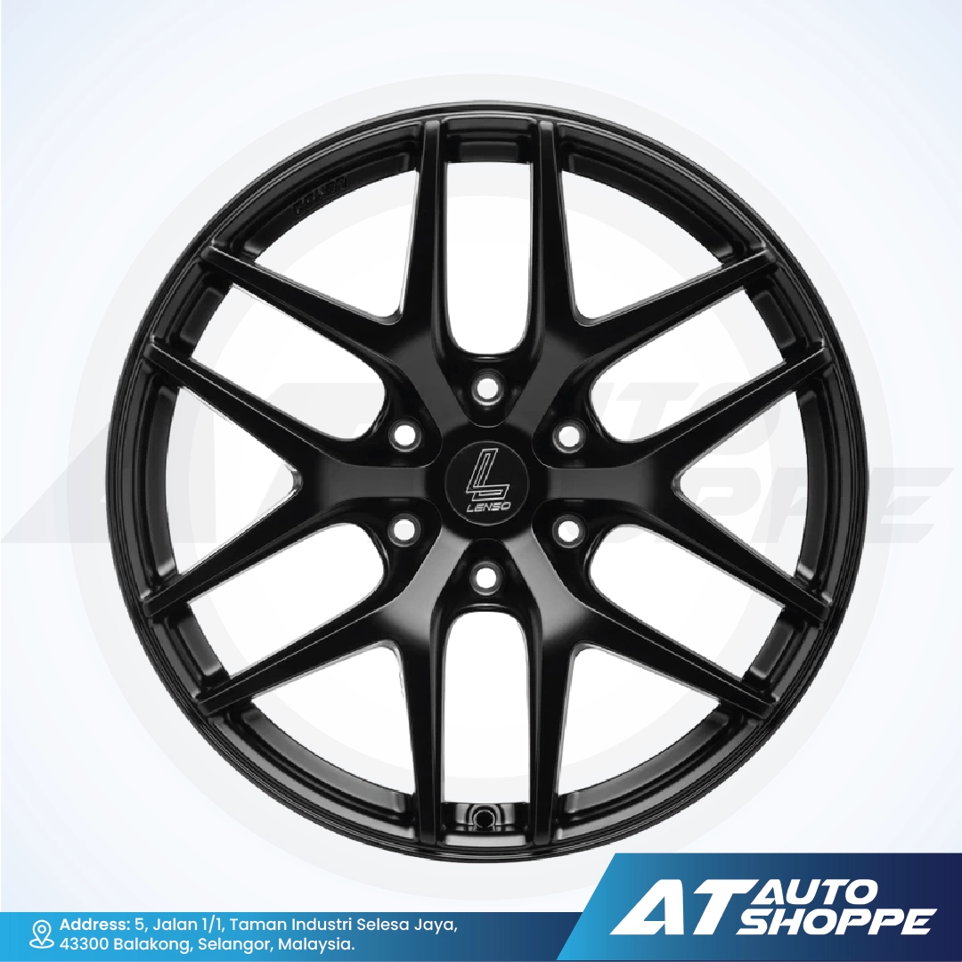 Lenso Jager Dyna (T)-Black / Mill 18x9 ET20 6x139.7 (1 Piece)