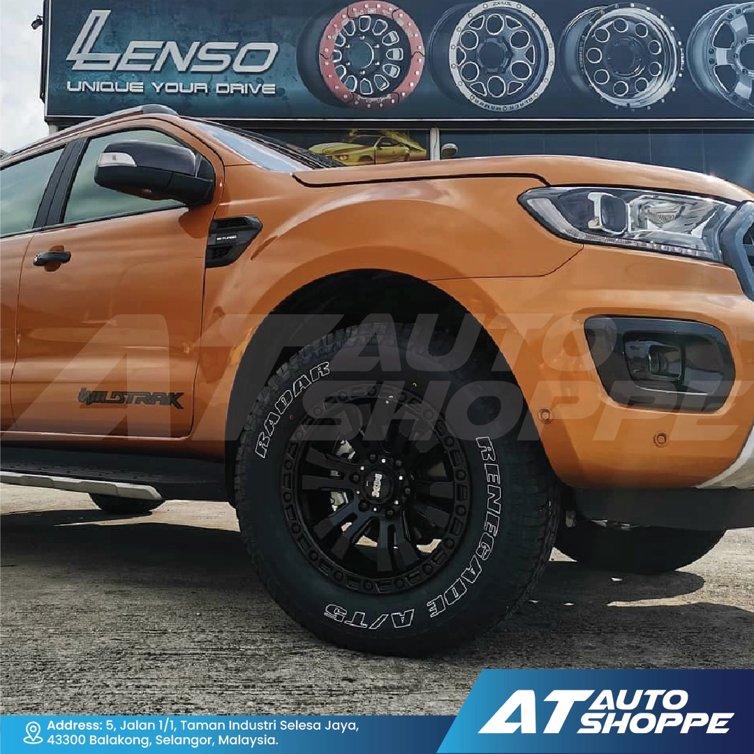 Lenso MX Brutal-Matte Black 16x8.5 ET0 6x139.7 (1 Piece)