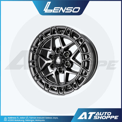 Lenso MX Cartel-Gray Anthracite 18x9.0 ET+12  6x139.7 (1 Piece)