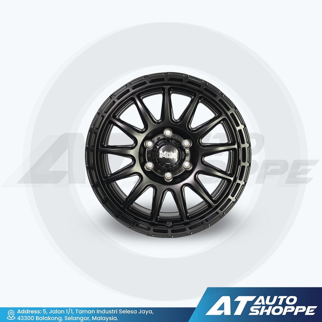 Lenso MX-Dinero Satin Black 18x9.0 ET12 PCD 6x139.7 (1 Piece)
