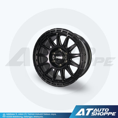 Lenso MX-Dinero Satin Black 18x9.0 ET12 PCD 6x139.7 (1 Piece)