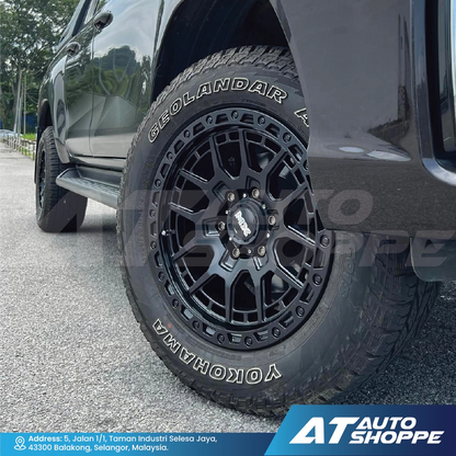 Lenso MX Gravel-Matte Black 16x8.5 ET0 6x139.7 (1 Piece)