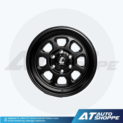 Lenso MX Haraz-Satin Black 17x8.5 ET0 6x139.7 (1 Piece)
