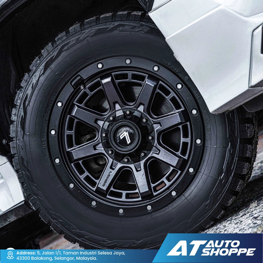 Lenso MX Tyrant-Matte Black 18x9J ET18 6x139.7 (1 Piece)