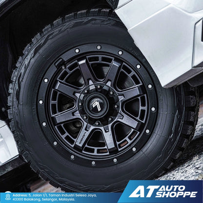 Lenso MX Tyrant-Matte Black 18x9J ET18 6x139.7 (1 Piece)