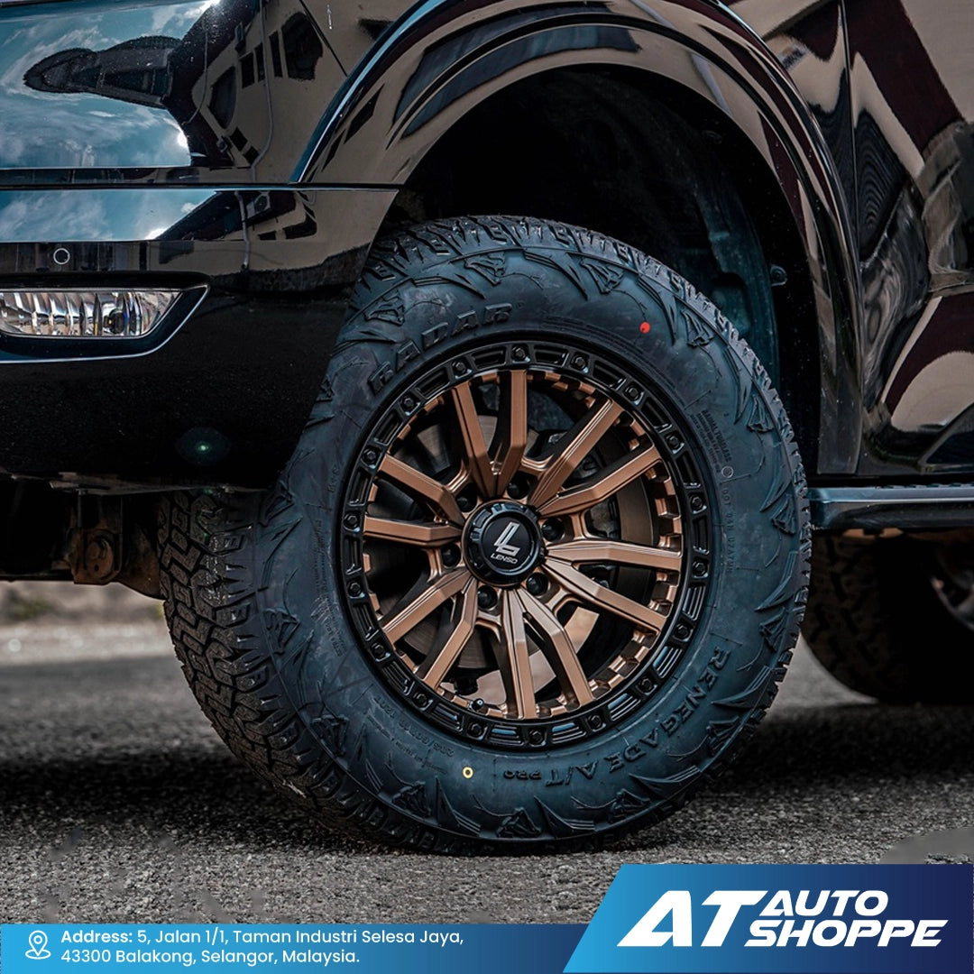 Lenso MX Valor-Black Gold 18x9 ET0 6x139.7 (1 Piece)