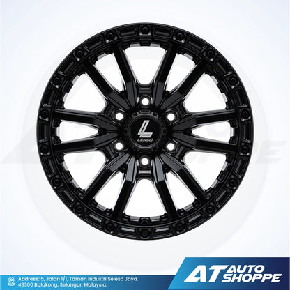 Lenso MX Valor-Matte Black 18x9 ET0 6x139.7 (1 Piece)
