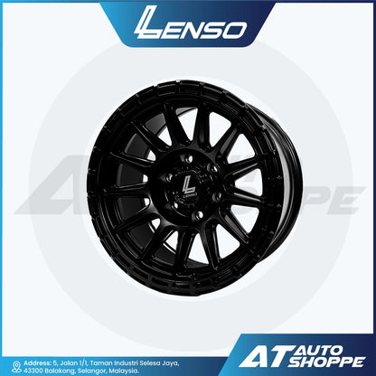 Lenso MX Dinero-Satin Black 17x9 ET12  6x139.7 (1 Piece)
