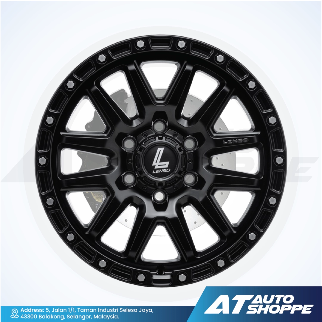 Lenso MX Marvel-Matte Black 18x9J ET18 6x139.7 (1 Piece)