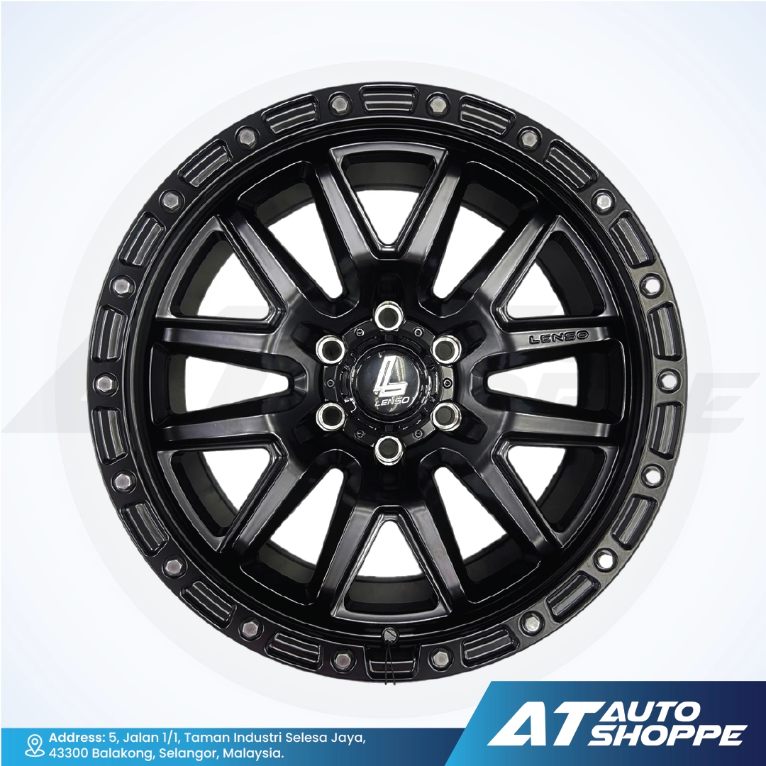 Lenso MX Marvel-Satin Black/Laser Text 20x9 ET18 6x139.7 (1 Piece)