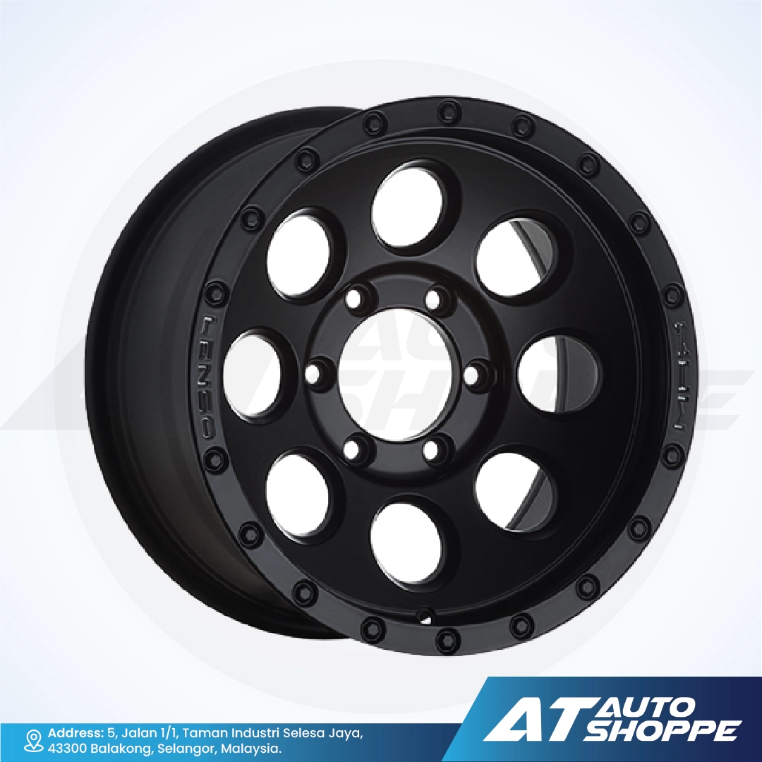 Lenso Max 01-Matte Black 16x9 ET0 6x139.7 (1 Piece)