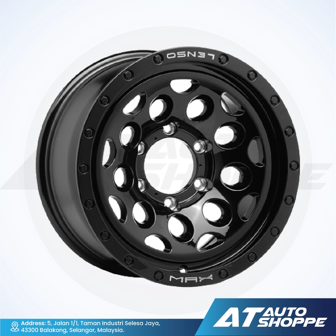 Lenso Max 09-Matte Black 16x8.5 ET0 6x139.7 (1 Piece)