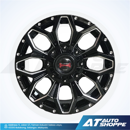Lenso Max 11-Matte Black/Mill 18x9 ET20 6x114.3 (1 Piece)