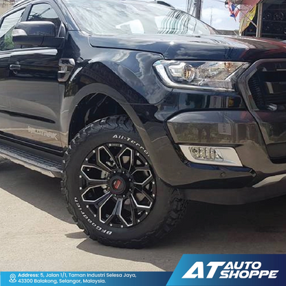 Lenso Max X11-Black/Mill 16x8.5 ET0 6x139.7 (1 Piece)
