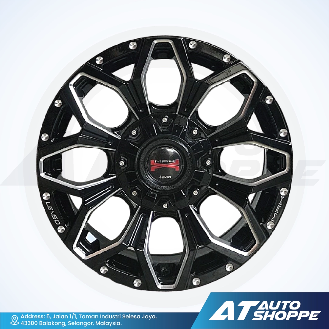 Lenso Max X11-Black/Mill 16x8.5 ET0 6x139.7 (1 Piece)