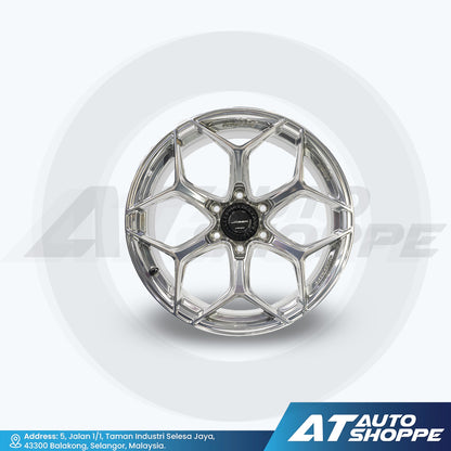 Lenso Vamos 6 Polish (Center Polish) 20x9.0 ET+15 PCD 6x139.7 (1 Piece)