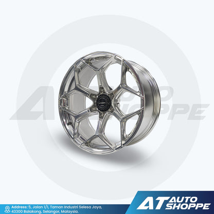 Lenso Vamos 6 Polish (Center Polish) 20x9.0 ET+15 PCD 6x139.7 (1 Piece)