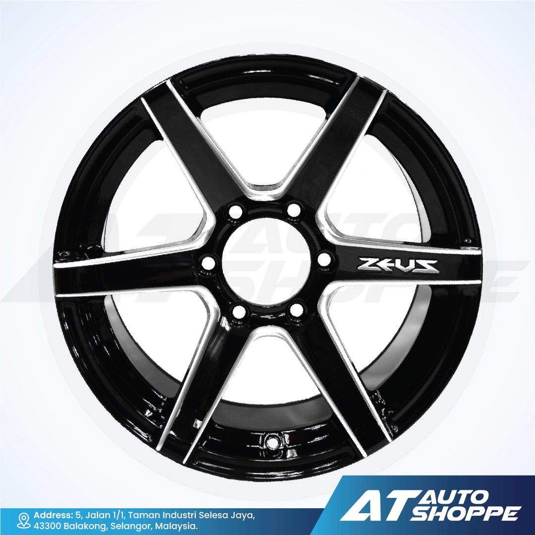 Lenso Zeus 01-Matte Black 18x10.5 ET15 6x139.7 (1 Piece)