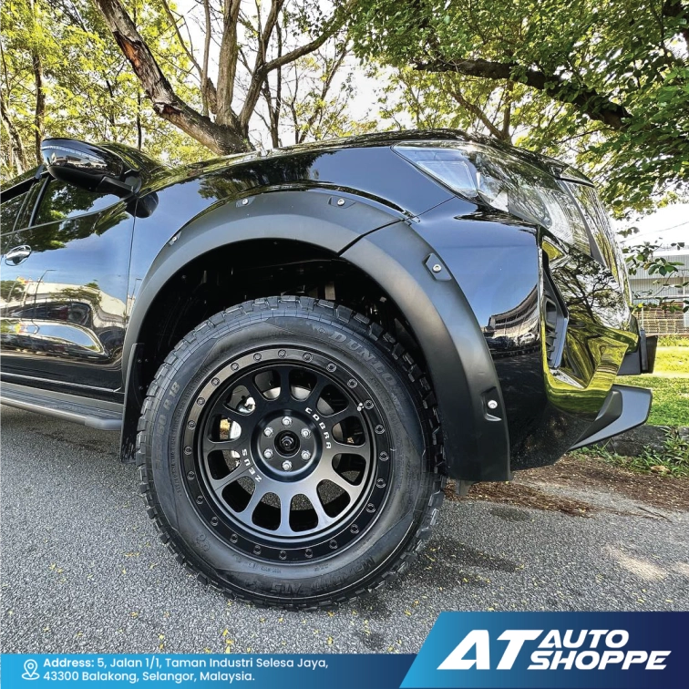 Lenso Zeus 03-Matte Black 16x8.5J ET0 6x139.7 (1 Piece)