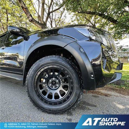 Lenso Zeus 03-Matte Black 16x8.5J ET0 6x139.7 (1 Piece)