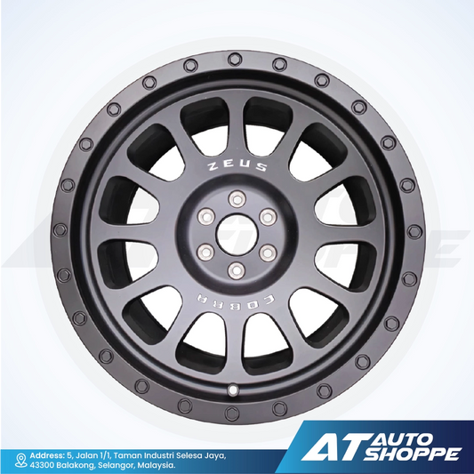 Lenso Zeus 03-Matte Black 18x9 ET10 6x114.3 (1 Piece)