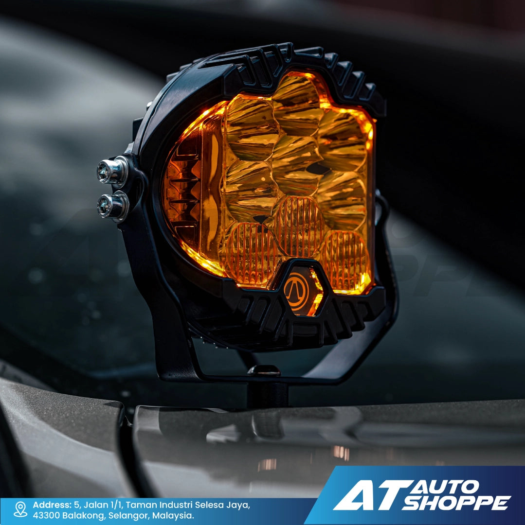 Lightxaber BJ50 Yellow LED Spotlight 5" 3000K (1 Piece)