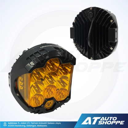 Lightxaber BJ70 Yellow LED Spotlight 7" 3000K (1 Piece)