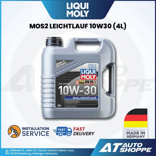 Liqui Moly MOS2 LEICHTLAUF 10W30 Fully Synthetic Engine Oil (4L)