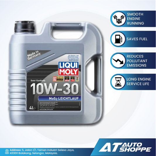 Liqui Moly MOS2 LEICHTLAUF 10W30 Fully Synthetic Engine Oil (4L)