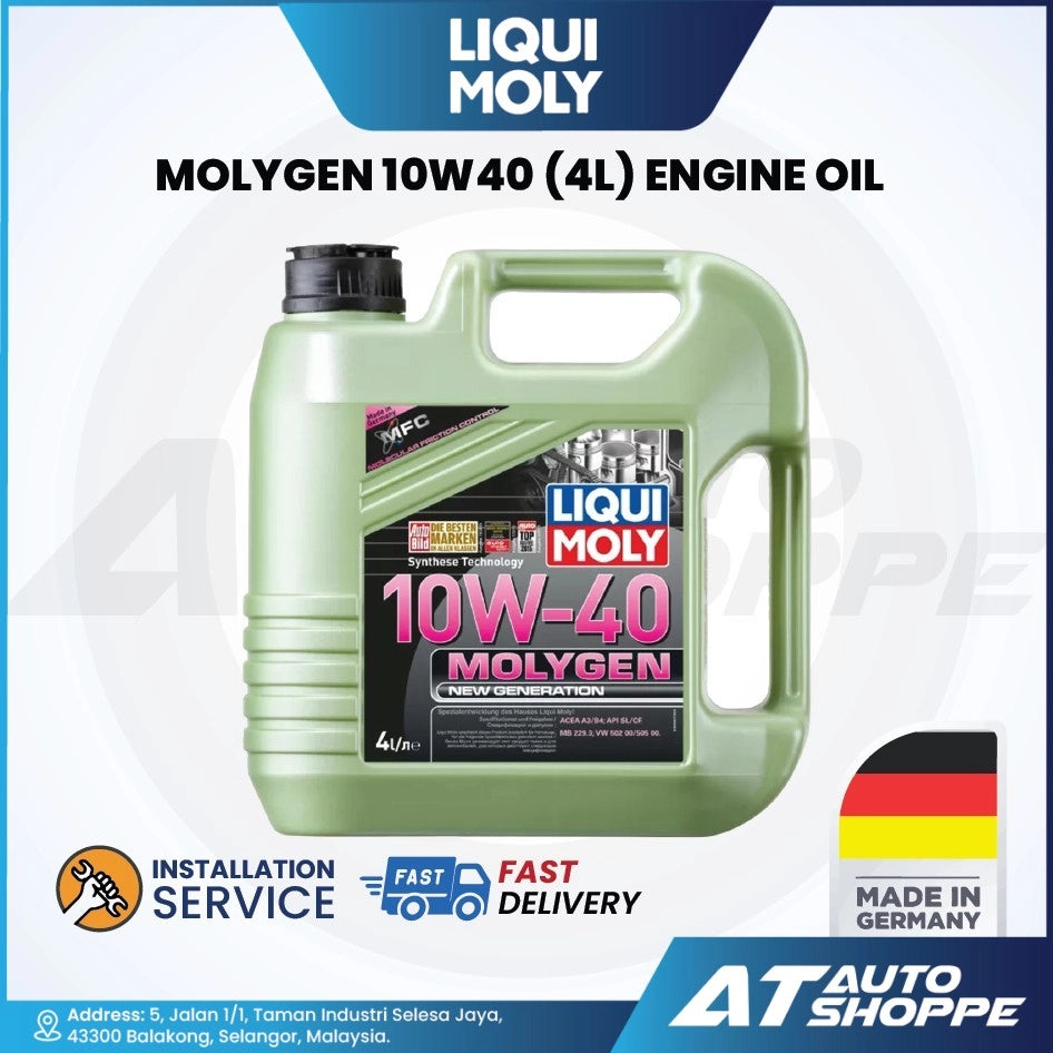 Liqui Moly Molygen 10W40 Full Synthetic Engine Oil (4L)